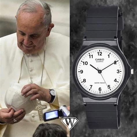 pope francis watches.